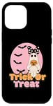 Coque pour iPhone 12 Pro Max Trick Or Treat Girl Retro Halloween Fantôme