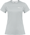 Jack Wolfskin Women's Prelight Chill Tee Cool Grey, S