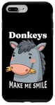 iPhone 7 Plus/8 Plus Donkeys Make Me Smile Donkey Lover Cute Farm Animals Case