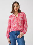 HUSH Harriet Painted Floral Blouse, Pink