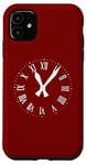 iPhone 11 Clock Ticking Hour Vintage in White Color Case