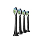 Philips Sonicare W HX6064 Optimal White - extra tandborsthuvud - svart