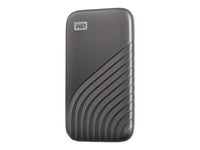 WD My Passport SSD WDBAGF0040BGY - SSD - chiffré - 4 To - externe (portable) - USB 3.2 Gen 2 (USB-C connecteur) - AES 256 bits - gris