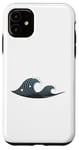 Coque pour iPhone 11 Design simple et minimaliste Kanagawa Wave