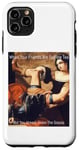 Coque pour iPhone 11 Pro Max Drôle Femme Rage Peinture Spill the Tea Gossip Art Meme