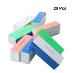 20pcs Nail Buffer Fingernail File Nail Polishing Block