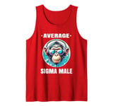 Average Sigma Male Meme Shirt Funny Sigma Monkey Memes Tank Top