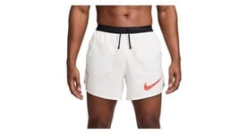 Short nike flex stride run energy 5in blanc homme