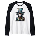 Mad Man Funny Clown Raglan Baseball Tee