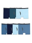 Fruit of the Loom Men's Coolzone Boxer Briefs, Moisture Wicking & Breathable, Color Multipacks, Big Man-7 Pack-Assorted Blue, 5X-Large (Pack of 7)