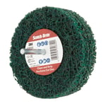 Scotch-brite™ clean & strip xt pro extra cut sliperondell, 150 mm x 13 mm x 8 mm, a xcrs, grønn