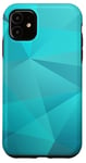 iPhone 11 Turquoise Abstract Case