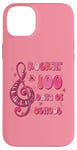 Coque pour iPhone 14 Plus Rocking 100 Days Of School Music Professeur de musique pour enfants étudiants musique