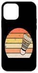 iPhone 12 mini Retro Sunset Badminton Case