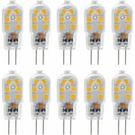 G4 LED-lampor 12V, 1W motsvarande 10W halogen, ej dimbar, 10-pack