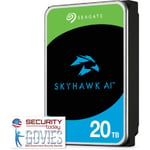 Seagate SkyHawk AI 20 Tt SATAIII 256 Mt 3,5" -hårddisk