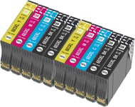 10X 603XL Cartouches d'encre pour Epson 603 XL Compatible avec Epson Expression Home XP-2100 XP-2105 XP-3100 XP-3105 XP-4100