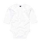 Body Bébé Coton Organic Manches Longues - Bz30 Blanc