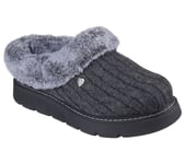 Skechers Keepsakes Lite Warm Greetings Womens Grey Slip On Comfy Slippers