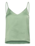 Jxmalia Satin Top Wvn Noos Tops Party Tops Green JJXX