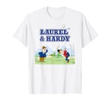 Laurel & Hardy Comic Book Golf Sketch T-Shirt