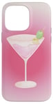 Coque pour iPhone 14 Pro Max Esthétique Rose Matrini Y2K Dirty Martini Lover Olive