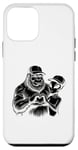 Coque pour iPhone 12 mini Funny Cryptid Bigfoot Alien Love Valentine Monster Femme Homme