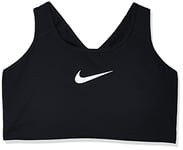 Nike Swoosh Bra Plus Soutien-Gorge de Sport Femme, Black/White, FR : 4XL (Taille Fabricant : 2X)