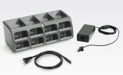 Zebra 8-Slot Battery Charger Kit - strømadapter og batteriopplader