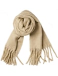 Rosenvinge/sonize Halsduk fluffy ullmix beige - Rosenvinge