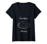 Womens Handpan dreams musican V-Neck T-Shirt