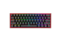 Redragon Fizz Pro K616-Rgb B, Kabel & Trådlös, Usb + Rf Wireless + Bluetooth, Mekaniska Tangentbrytare, Qwerty, Rgb Led, Svart, Röd