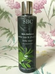 SBC Skin Defence White Tea And Charcoal Body Wash Shower Gel Vegan 250ml