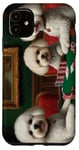 iPhone 11 Dogs Playing Poker Bichon Frize Bichon Frize Dog breed Case