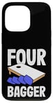 Coque pour iPhone 13 Pro Planche Four Bagger Cornhole Fun Sport Vibes