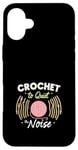 Coque pour iPhone 16 Plus Crochet Therapy Mindfulness Soulagement du stress Bien-être mental