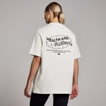 MP Women's Health & Wellness Graphic Oversized T-Shirt - White - L-XL