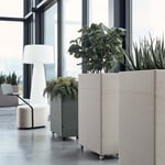 Rumsavdelare Plant Divider, Storlek Large, Färg 05 Light Grey, Hjul Svarta