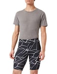 Urban Classics Men's Ladies AOP Cycle Shorts, Geometric Black, XXL