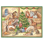 Horses and Cats Richard Sellmer Advent Calendar  355 x 265 mm glitter