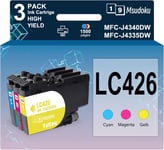 Lc426 Lc-426 Cartouches Compatibles Pour Brother Lc 426 Lc-426Val Cartouches D'Impression Pour Imprimante Brother Mfc-J4340Dw Mfc-J4335Dw Mfc-J4540Dw Mfc-J4535Dw (Cyan/Magenta/Jaun[DYJ073519]