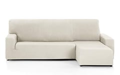 Martina Home Tunez Housse pour canapé avec Chaise Longue 32 x 17 x 42 cm Bras Droit Court (vu de Face) 32x17x42 cm Blanc Ivoire