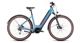 Vtc electrique cube nuride hybrid performance 500 allroad easy entry shimano alivio 9v 500 wh 29   bleu metal 2023