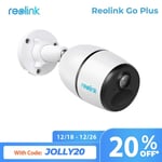 Reolink GoPlus 2K Security Camera 4G-LTE Outdoor Person/Vehicle Alert 2Way Audio