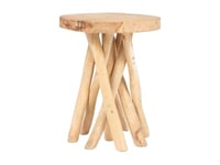 Vente-unique - Table d'appoint en Teck - Coloris : Naturel - GAYANA