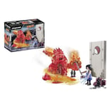 PLAYMOBIL 70666 Sasuke vs. Itachi, Naruto, Héros issus de Manga Ninja, Naruto Shippuden, Dès 5 ans