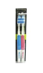 Listerine Duo Reach Interdental Medium Toothbrush - Pack of 2, Multicolor