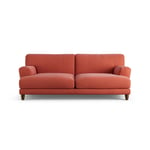 Habitat Askem Fabric 3 Seater Sofa - Papaya Dark Leg