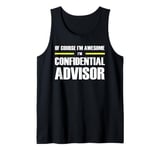 "The Original Awesome" Confidential Advisor Tank Top