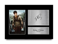 HWC Trading A4 Dylan O'Brien Maze Runner Gifts Printed Signed Autograph Picture for Movie Memorabilia Fans